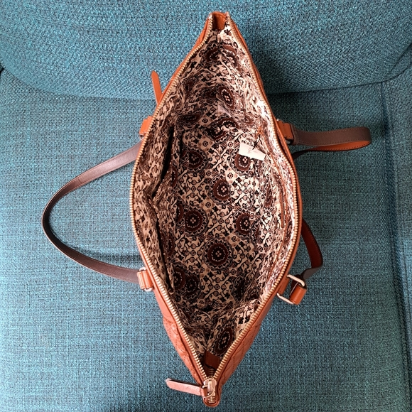 NWT Vera Bradley Leather Carryall Tote & Wallet Set - Picture 7 of 13